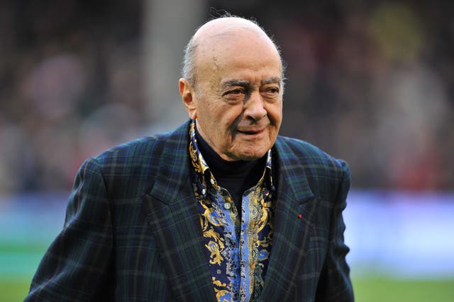 <p>Mohamed Al Fayed died aged 94 last year (Daniel Hambury/PA)</p>