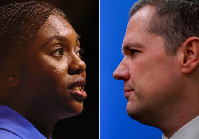 <p>Robert Jenrick has attacked Kemi Badenoch in a speech at the Policy Exchange think tank </p>