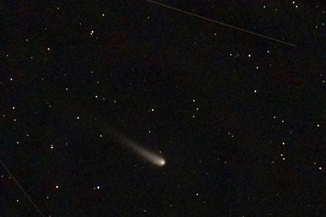 <p>A comet that was last possible to be viewed by Neanderthals tens of thousands of years ago could be seen tonight, with astronomers  calling it the ‘comet of the century’ </p>