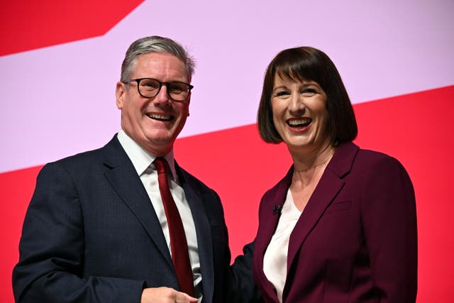 <p>Sir Keir Starmer and Rachel Reeves at Labour’s 2024 Conference</p>