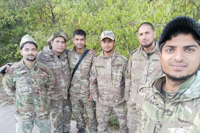<p>Six Indian civilians lured into fighting for Russian army were released in September</p>
