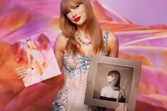 Taylor Swift in an advert for Target