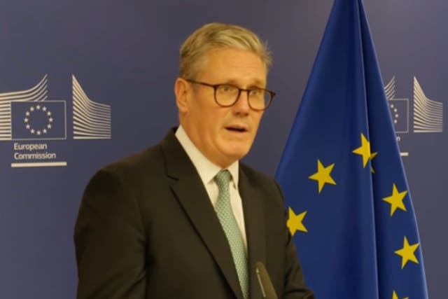<p>Sir Keir Starmer recently met with European Commission president Ursula von der Leyen </p>