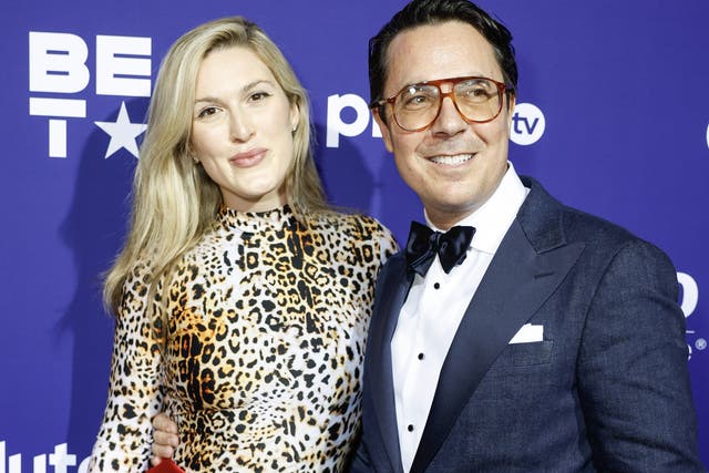 <p>Olivia Nuzzi and her ex-fiance Ryan Lizza at the 2023 White House Correspondents’ Dinner After Party. The couple got engaged in 2022 but have since broken up, after Nuzzi admitted to sexting with Robert F Kennedy Jr </p>