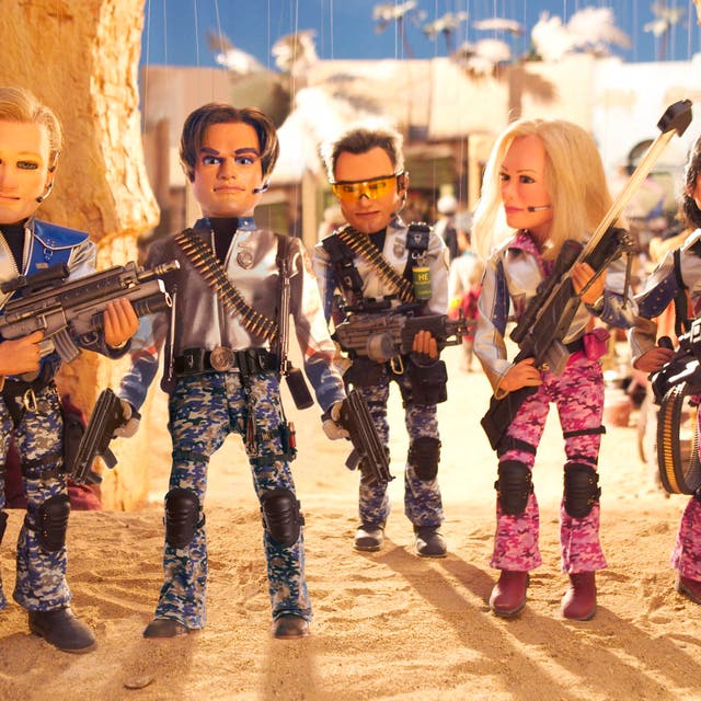 <p>Best offence: The tiny stars of the ribald 2004 comedy ‘Team America: World Police’ </p>
