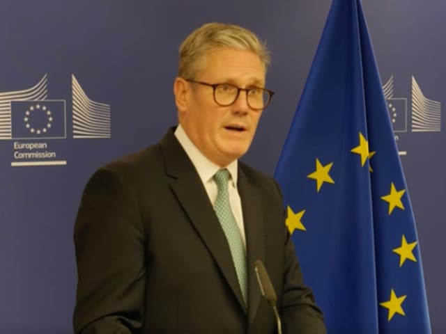 <p>Sir Keir Starmer recently met with European Commission president Ursula von der Leyen </p>