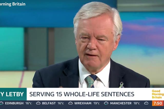 <p>Former cabinet minister David Davis believes it’s ‘highly likely’ Lucy Letby is innocent.</p>
