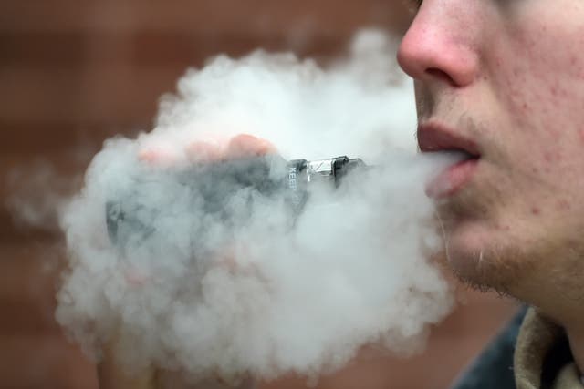 <p>A new study suggests the number of people vaping in England who have never regularly smoked has increased sharply </p>