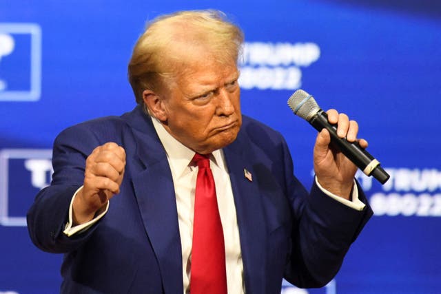 <p>Donald Trump’s stake in Trump Media & Technology Group is now worth about $3.8bn </p>