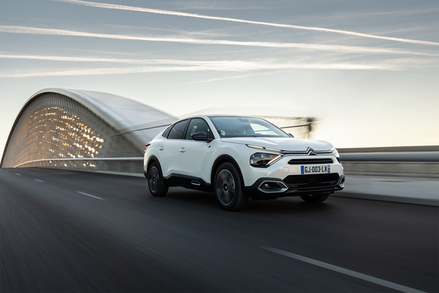 <p>The Citroen e-C4 X Electric is a value-packed ride </p>