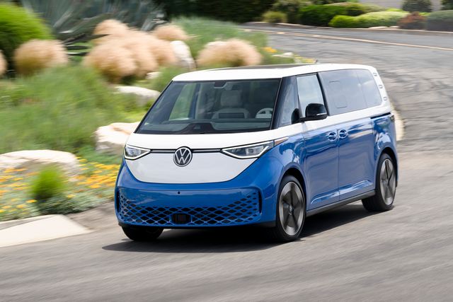 <p>With styling inspired by the classic VW camper van, the ID. Buzz is a fun and practical electric vehicle.</p>