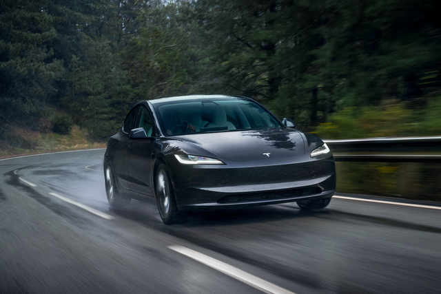 <p>The Tesla Model 3 is currently our favourite EV for sale in the UK </p>