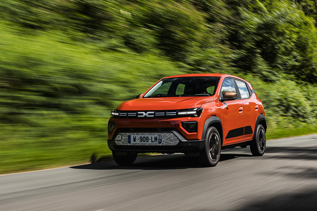 <p>The Dacia Spring is the most affordable small electric car in our list, starting at just £14,995 </p>