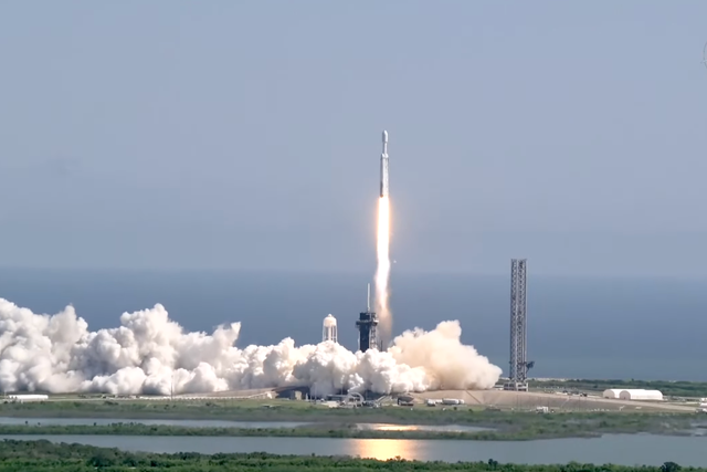 <p>NASA’s Europa Clipper mission launches on a SpaceX rocket on Monday afternoon in Cape Canaveral, Florida. The mission will search for the building blocks of life on Jupiter’s ice moon, Europa </p>